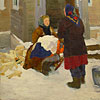 Vorobeva, Nadezhda D., Moscow, In the winter. 1956