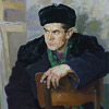 , , Portrait des Kuenslers Tschulkow. 1957