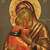 23. The Holy Virgin of  Wladimir. 18th century.