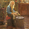 Sudakov, Pavel F., Moscow, Old shoemaker.1976