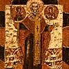 39. Der heilige Nikolaus von Moschajsk mit Vita. 17 Jh.
